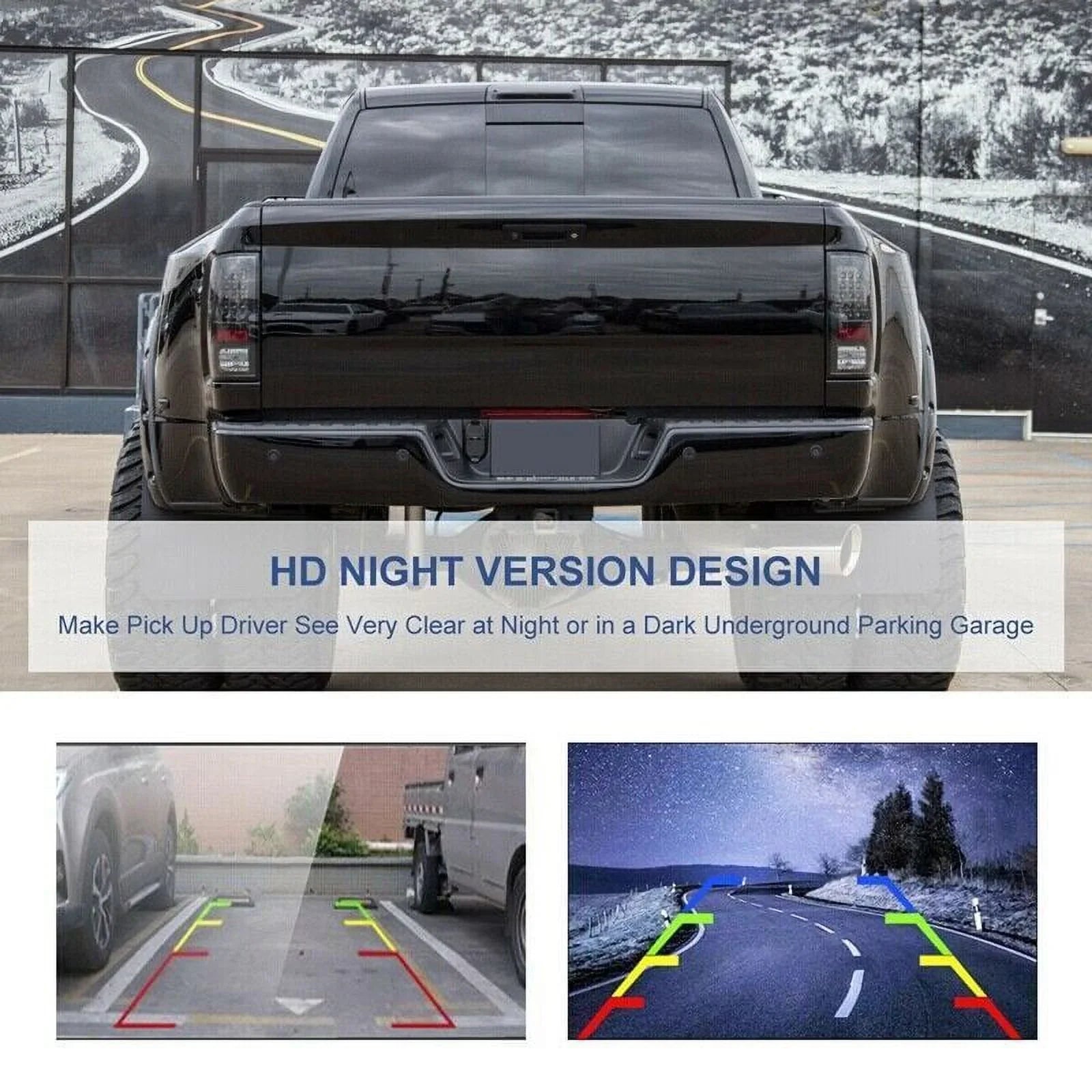 Improved Ram Camera Parking Backup Reversing 2009-2017 and Waterproof Dodge 1500/2500/3500 for
