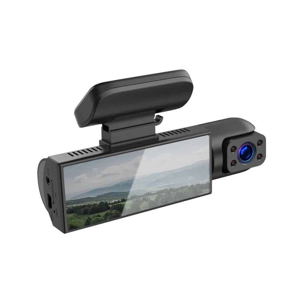 Dash Front Jahyshow Cam Lens Camera 1080P G-Sensor Video DVR w/ Inside Recorder Dual Car