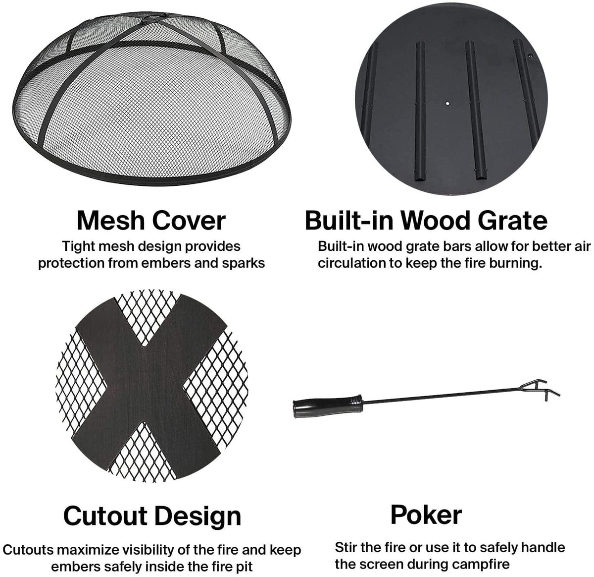 Portable Grill Party Fire Pit Sofia And Bonfire Outdoor Pit Assemble And Easy