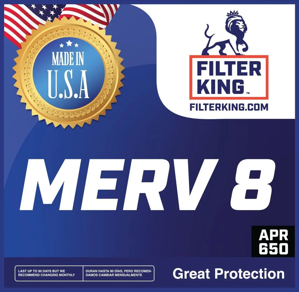Air 8 4-PACK | MERV IN 12x33.5x1 x x Filter | A/C Pleated Filter USA .75" 33.5 Size: Furnace Filters 12 | Actual | HVAC MADE King