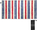 Compact Towel Towels Oversized Lightweight Swimming - American Beach Holiday（90） Super Bestwell for Travel Camping Dry Stripes - Absorbent Flag Towel Quick