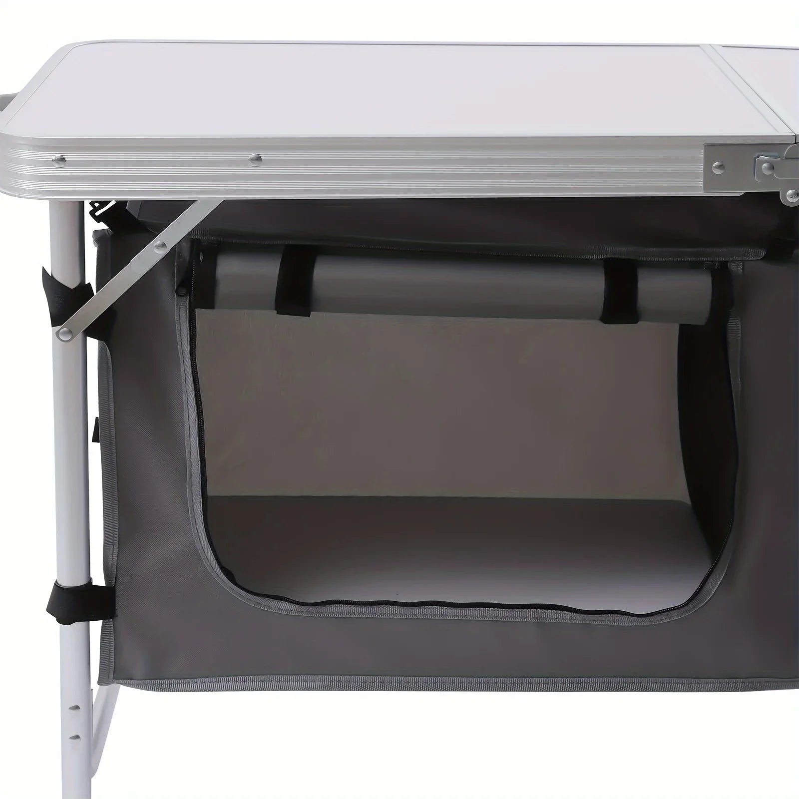 Camp Tailgating Picnic Folding Height Storage Indoor Compartment Table Kitchen Backyards Outdoor with Camping Adjustable BBQ for Table Table Lightweight Perfect