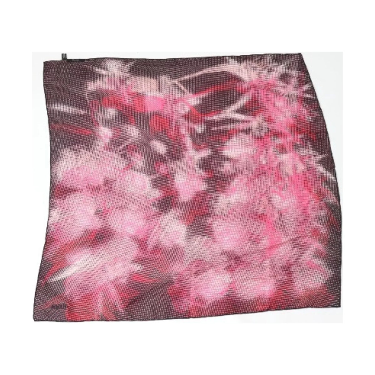 GUCCI Scarf Black Pre-Owned Pink 100% Dot Silk Gucci x (Good)