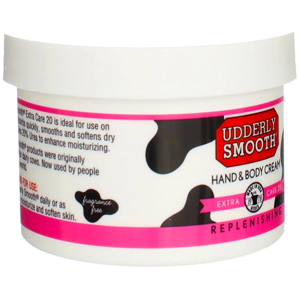 with 2 oz Udderly Replenishing, Cream Smooth Urea, 8 Pack 20% Care Extra