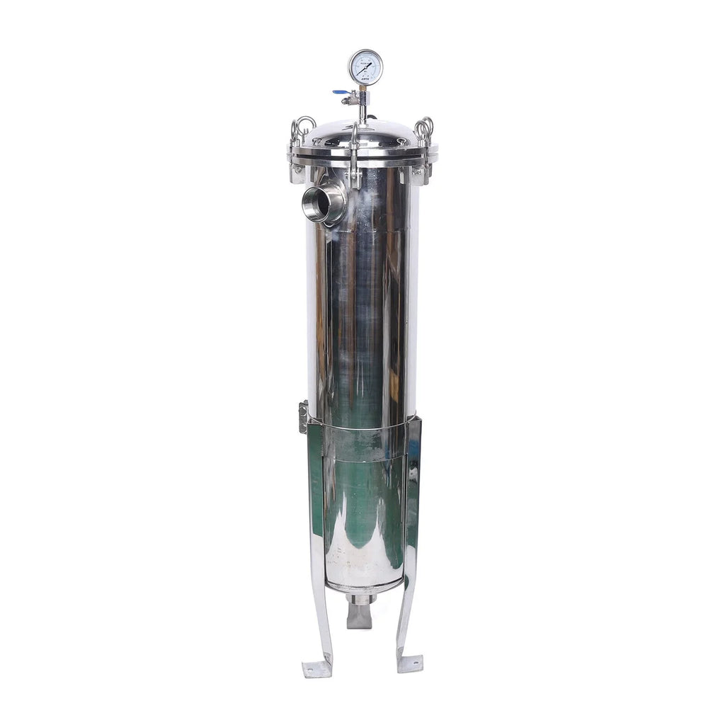 High Steel Pressure Bag 150PSI Stainless In/Out Housing Filter NPT 2in