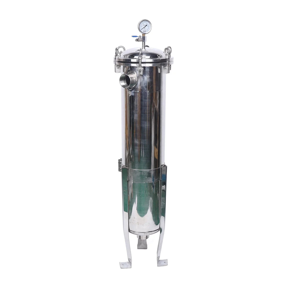 High Steel Pressure Bag 150PSI Stainless In/Out Housing Filter NPT 2in
