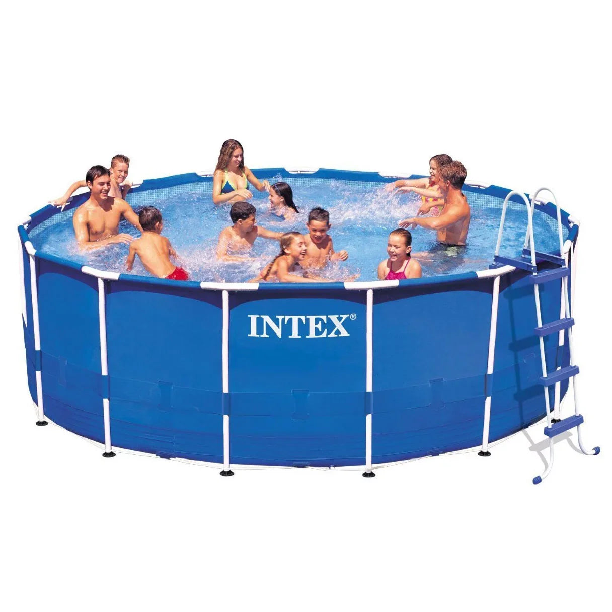 Metal (Older Frame 15-Feet Intex by 48-Inch Pool Set, Model)