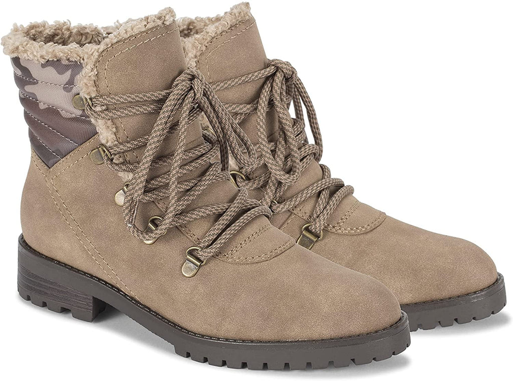 Camo Dennison Boots BareTraps 6 Mushroom Womens