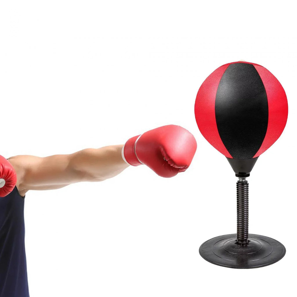 Desktop Punch Pump Adult Boxing Boxing Ball Base Punch Punching Standing Spring Bag,Speed Free with Desktop Suction Training Sport