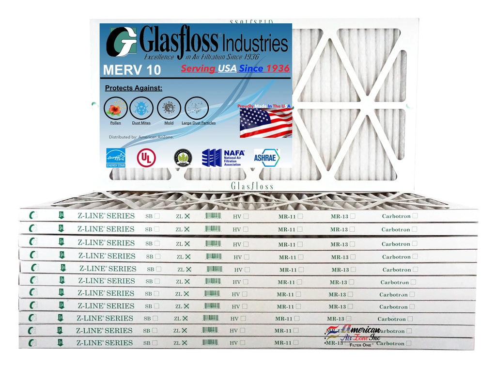 '-Qty:12 inch) Glasfloss 10 in 29.5x7/8 (Actual 13.5 - Air 14x30x1 - Made Size: USA MERV - Filter Furnace x