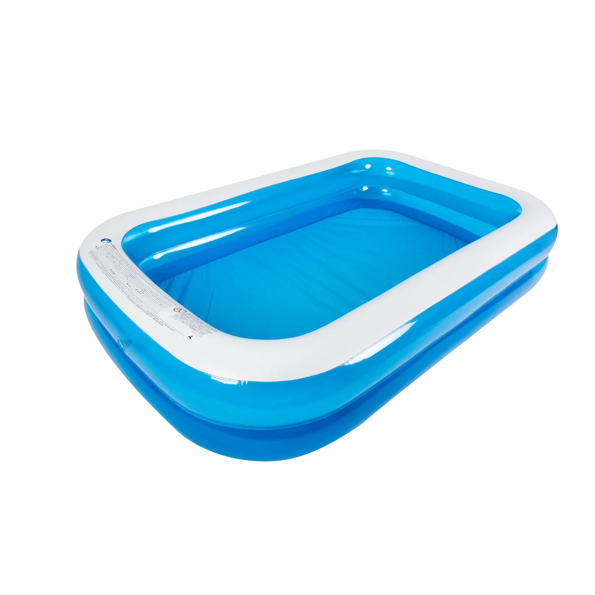 8.5' and Swimming White Rectangular Pool Blue Inflatable