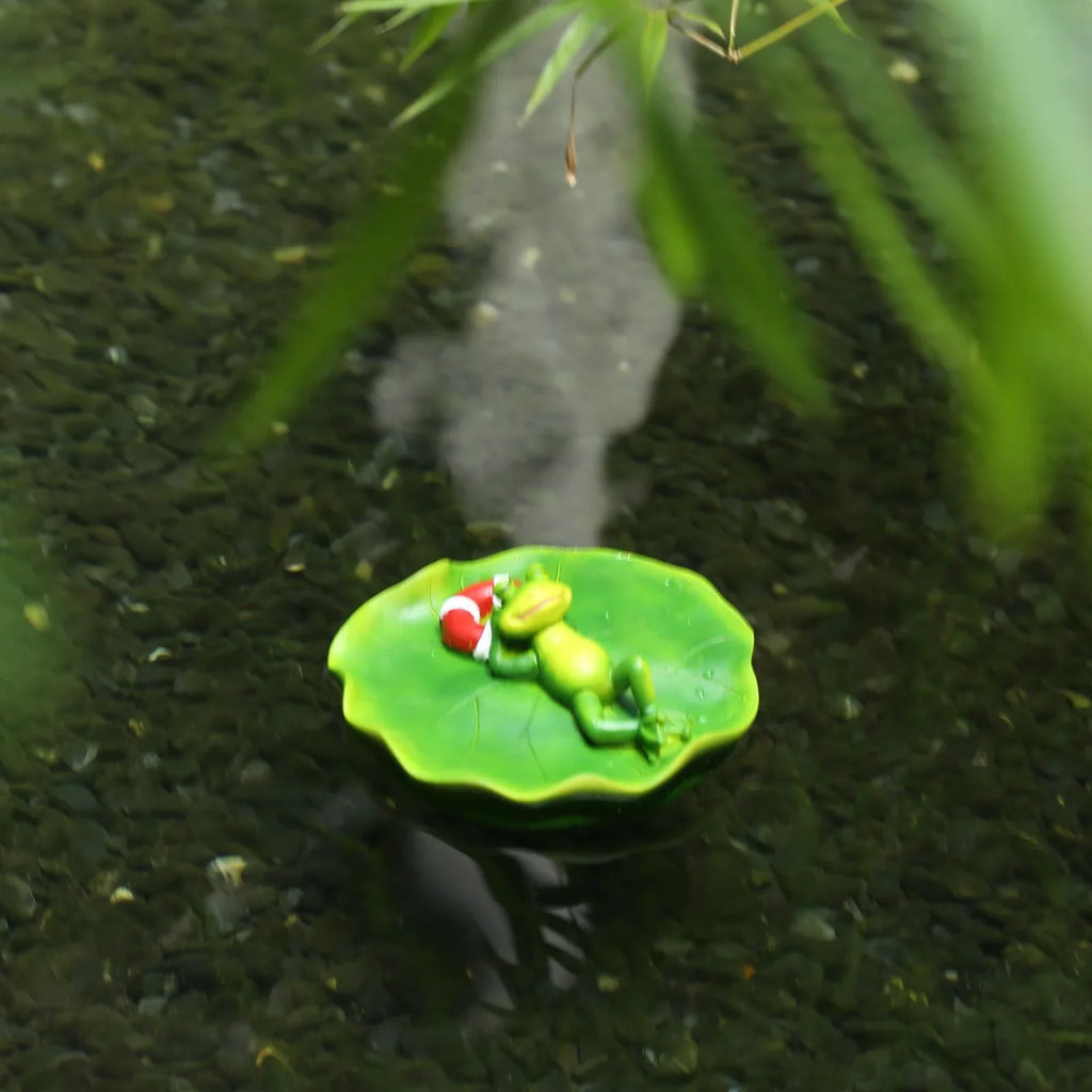 Decor Pool Ornament for Animals Office Tabletop DIY Water Simulation Crafts Frog Floating Accessories Statue Figurine Shelf Garden