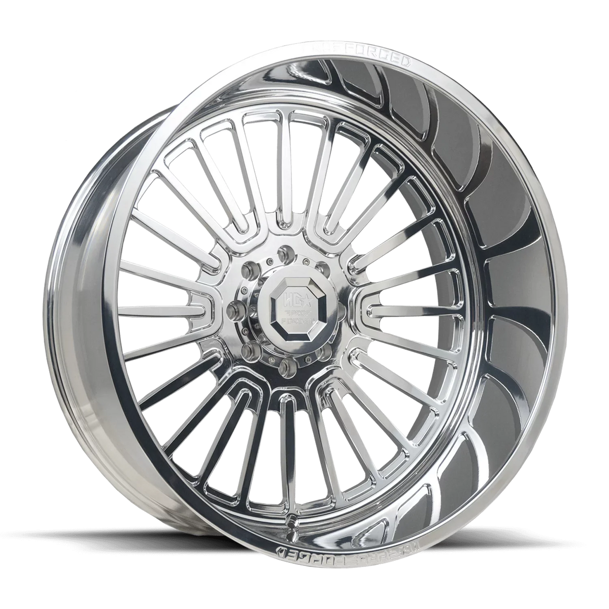 WARHOG HD WHEEL -76ET FORGED POLISHED 26X14 125CB LHD LUXXX HIGH 6 PRO 6X139.7
