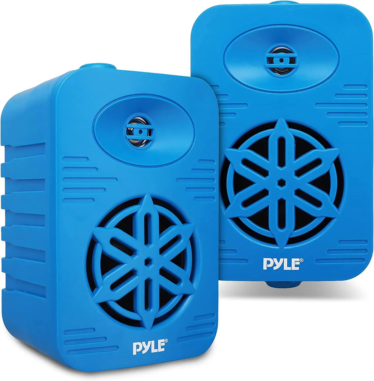 '- Indoor/Outdoor Compliance 1/2” Tweeter System Polymer (Blue) High 4” Speaker 2-Way