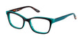 Gwen Stefani Case 50mm Green on Eyeglasses GX Navy with NEW By GX GX002