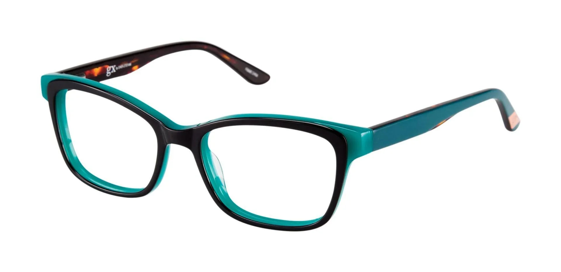 Gwen Stefani Case 50mm Green on Eyeglasses GX Navy with NEW By GX GX002