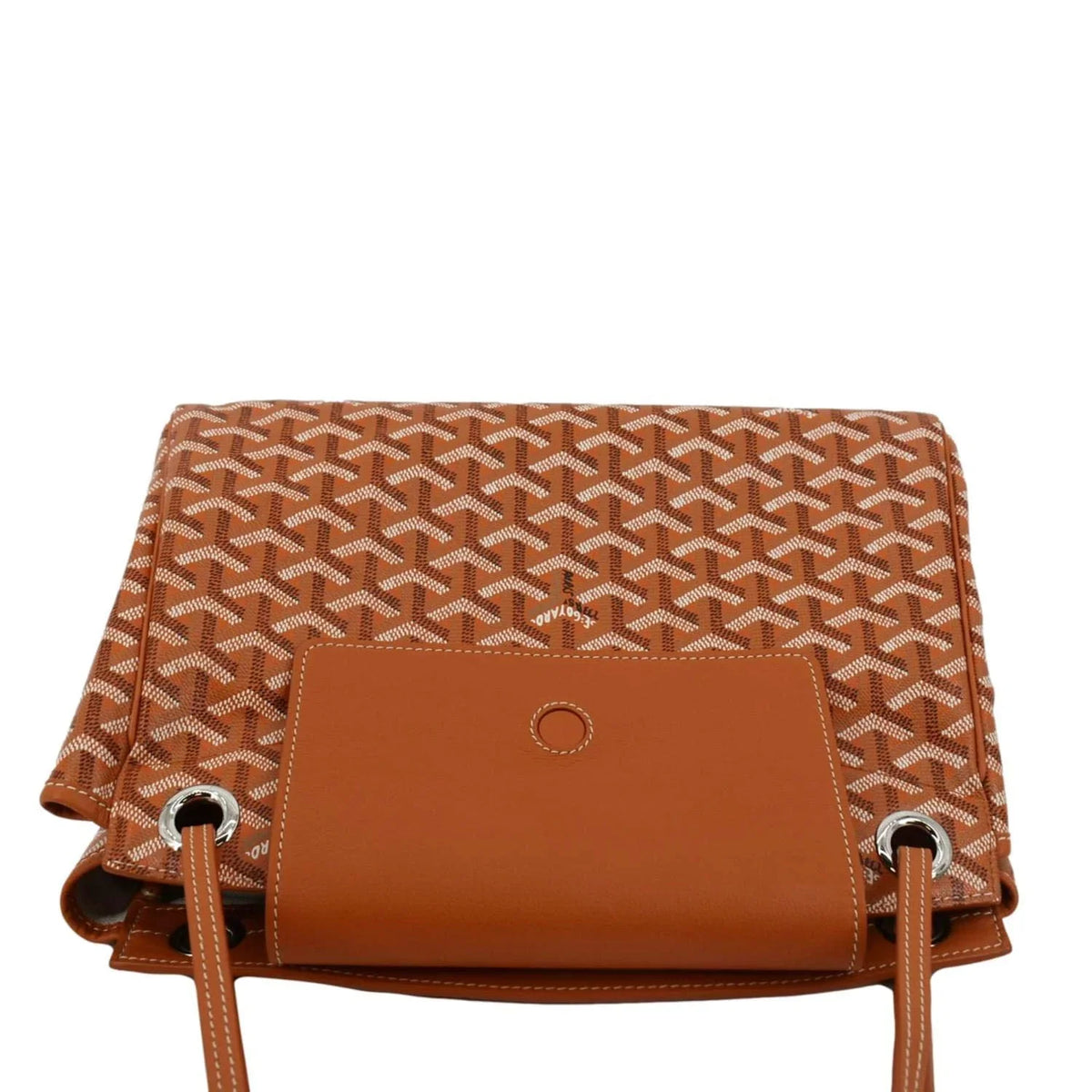 GOYARD Rouette Orange Pre-owned Shoulder Soft Bag Canvas
