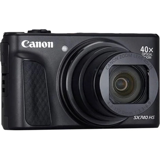 Black 20.3 Compact PowerShot Camera, SX740 HS Megapixel Canon