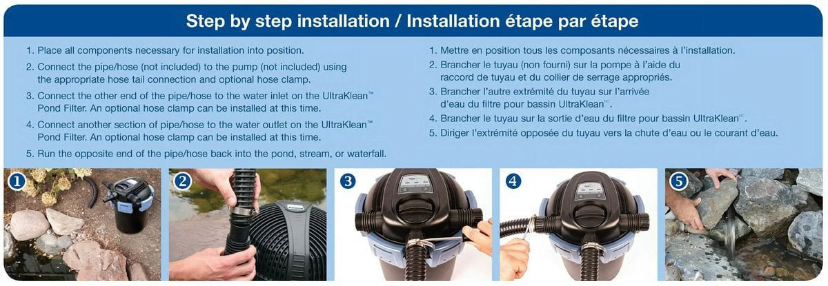 2000 Pressurized AquaScape Filter w/UV UltraKlean