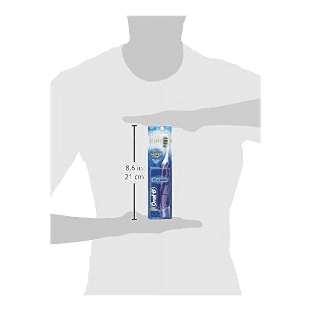 ct, Pack Expert Oral-B w/ Vibrating Toothbrush 1 3 Clean Pulsar Battery Microban,