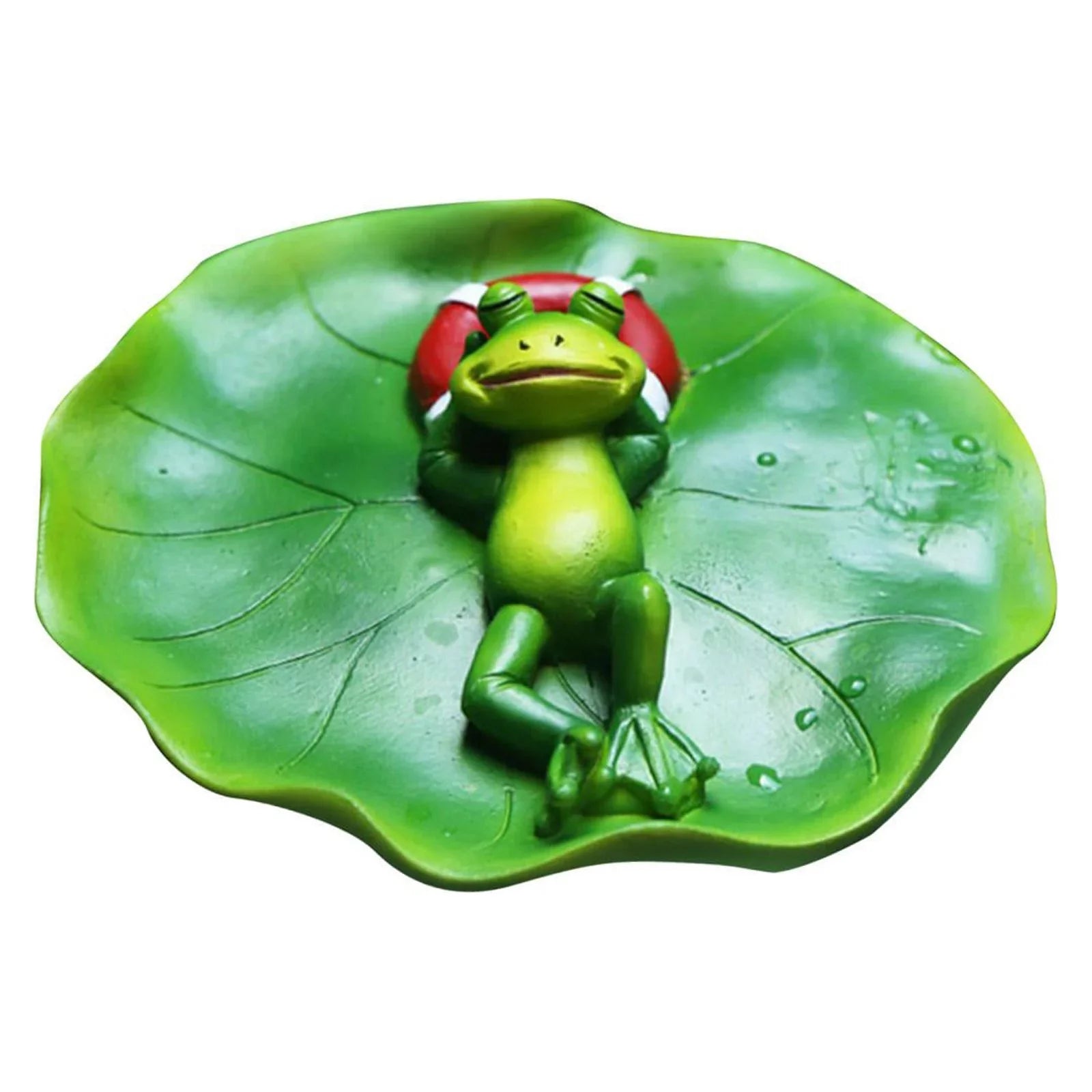Decor Pool Ornament for Animals Office Tabletop DIY Water Simulation Crafts Frog Floating Accessories Statue Figurine Shelf Garden