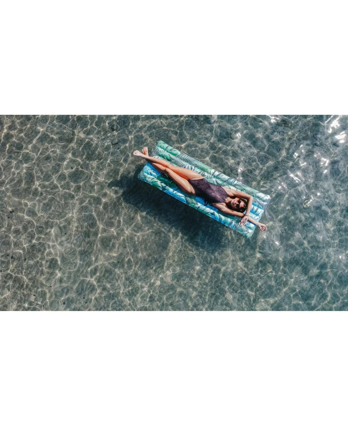 PoolCandy Raft Pool Print Palm