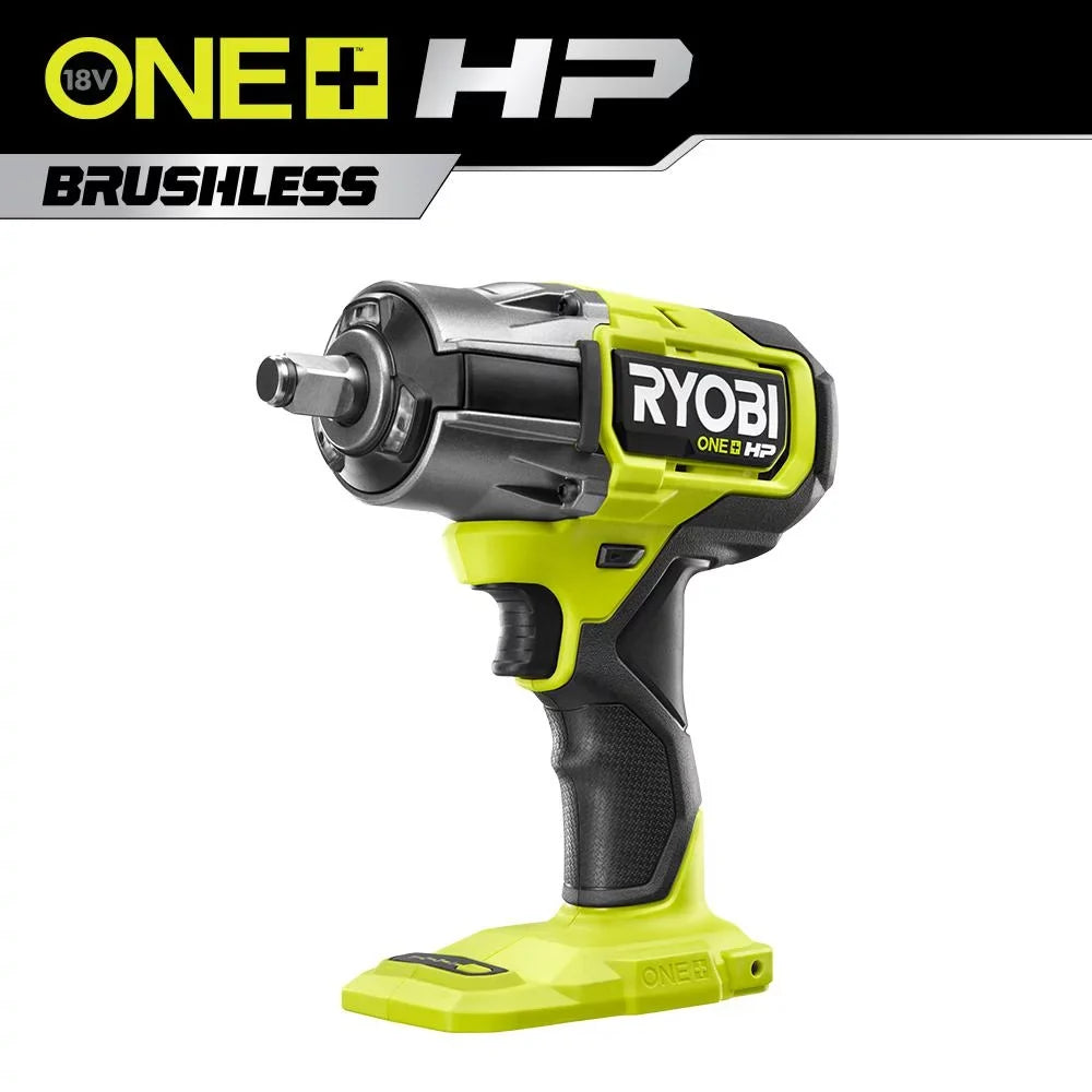 1/2 HP Only) 4-Mode 18V (P262) Impact Wrench Brushless in. Cordless RYOBI (Tool ONE+