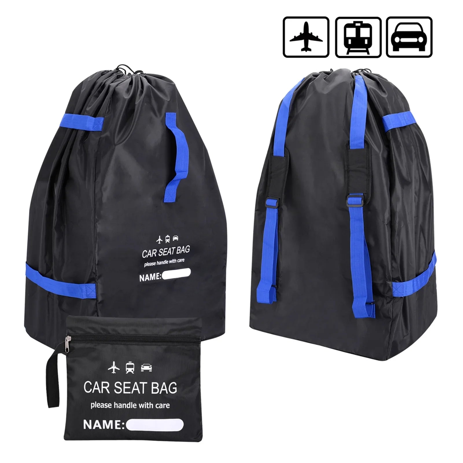 Travel Bag Check Shoulder bag Storage Air for Gate Large Airplane Infant Universal for Straps Seat Durable with Carseat Car Carseat Bag Travel
