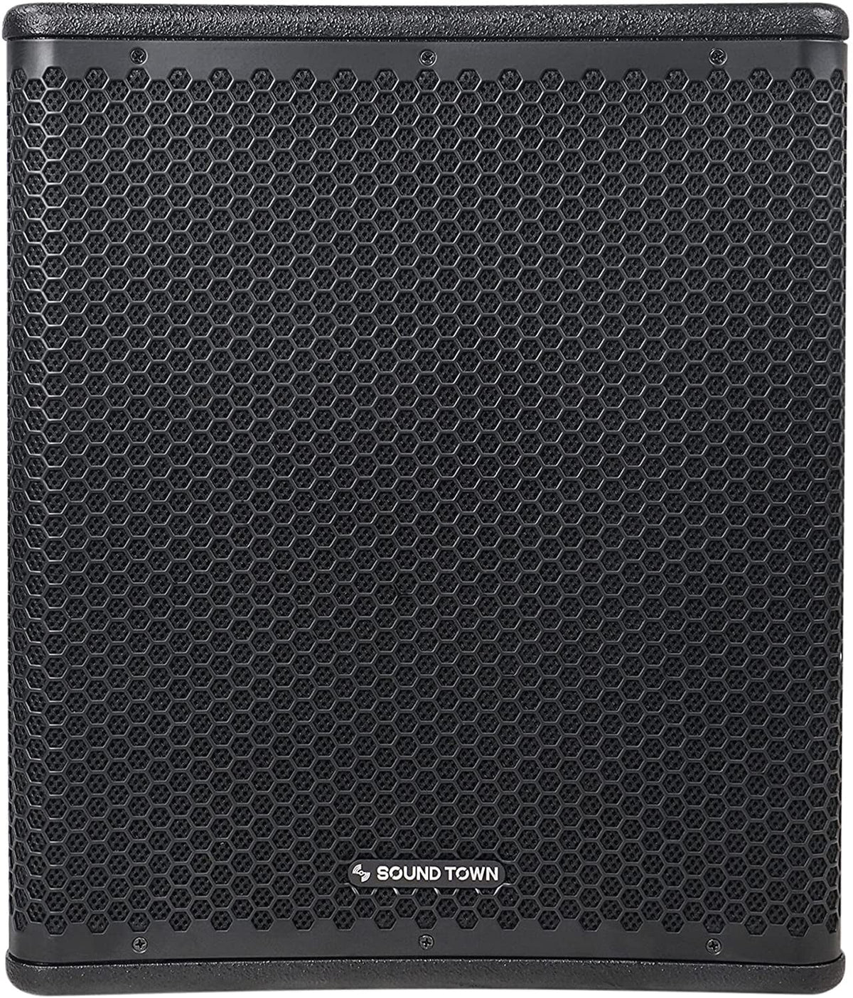 Series Class-D 4" Output 15" Selectable 100 Sound Town Modes, Birch Amplifier, Powered with and oz PA/DJ Subwoofer Plywood, LPF DSP Voice Coil, Black OBERON (OBERON-15SPW) Magnet, 1400W