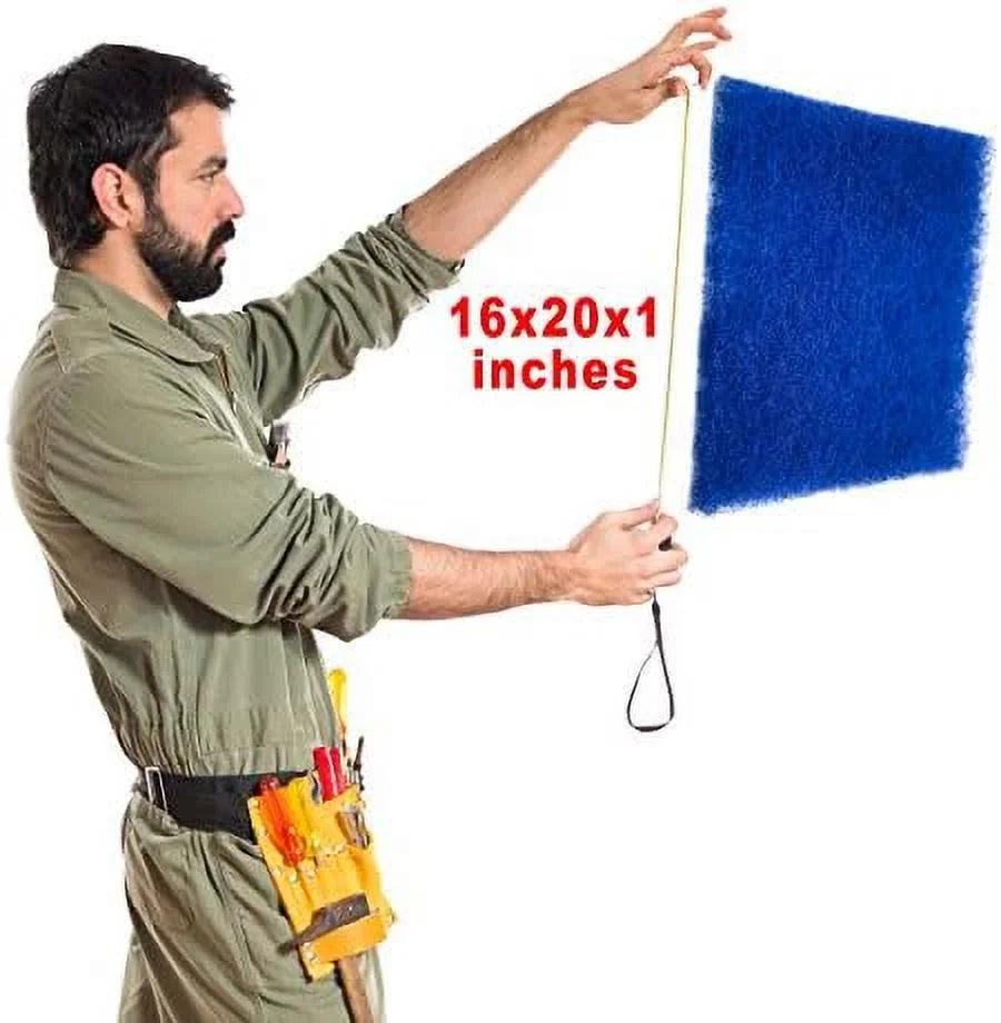 Clean Filter 16X20x1 Filters Conditioner Pack Replacement Vent-2 Furnace Air