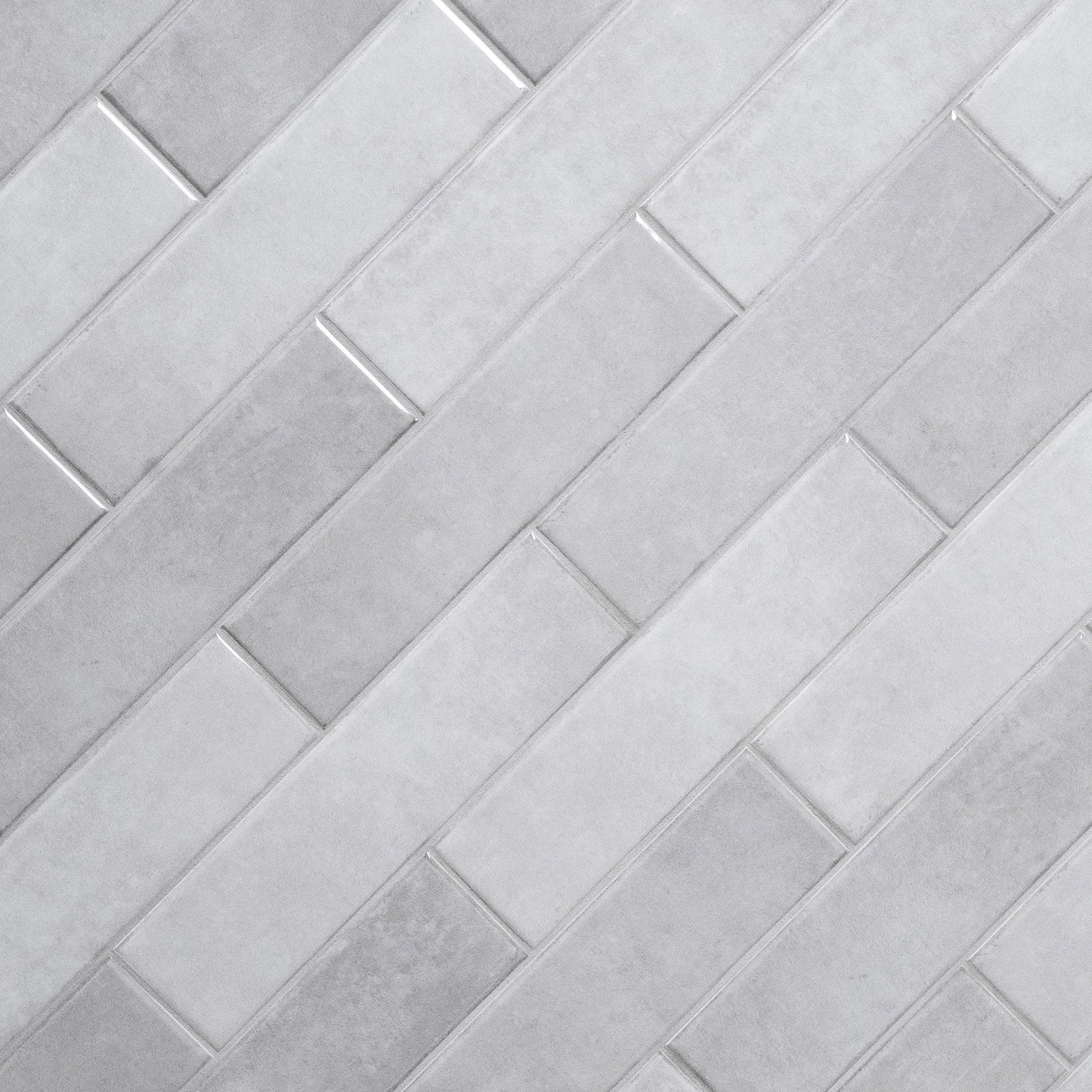 Glossy 3 in. Ceramic x in. MSI Tile 12 Wall Renzo Sterling (5.5 ft./Case) sq.
