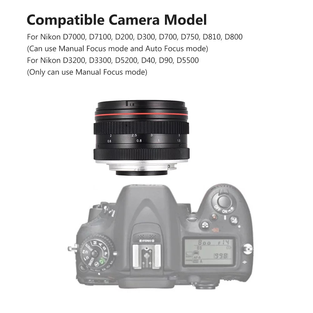 D3300 Aperture for Cameras Focus D7100 f/1.4 Nikon D800 D700 Standard D810 Lens D3200 D300 Camera 50mm USM D750 D7000 Large D40 Lens D200 D5500 Dispersion Low D90 DSLR D5200 Anthropomorphic