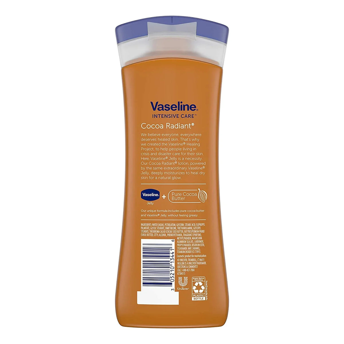 Pack Care Cocoa Radiant 6 Vaseline 10 Lotion, Butter Body oz, Intensive