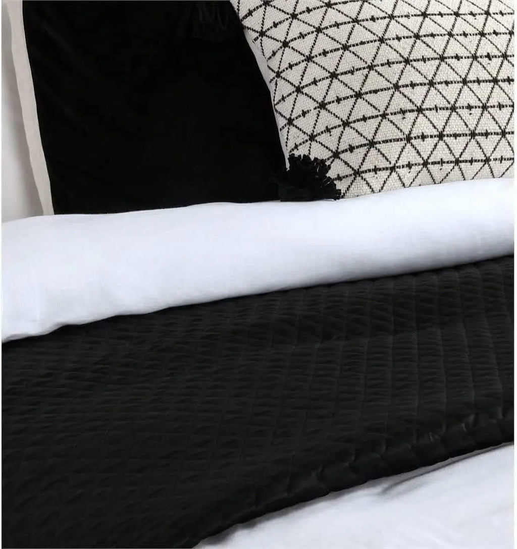 Home Euro Kosas Black 100% by Sham Winthrop Sateen