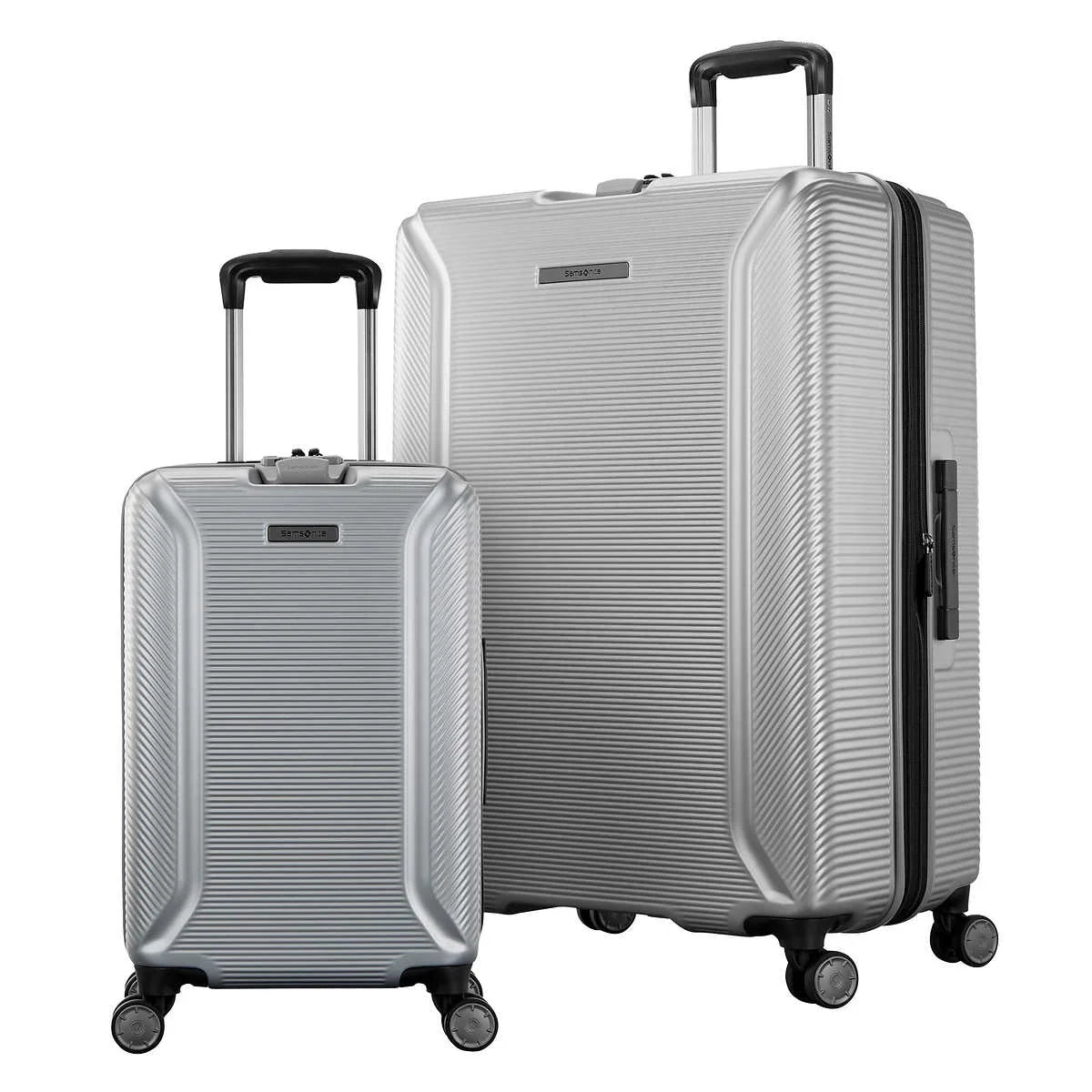 2-piece Silver Hardside Element Samsonite XLT Set,