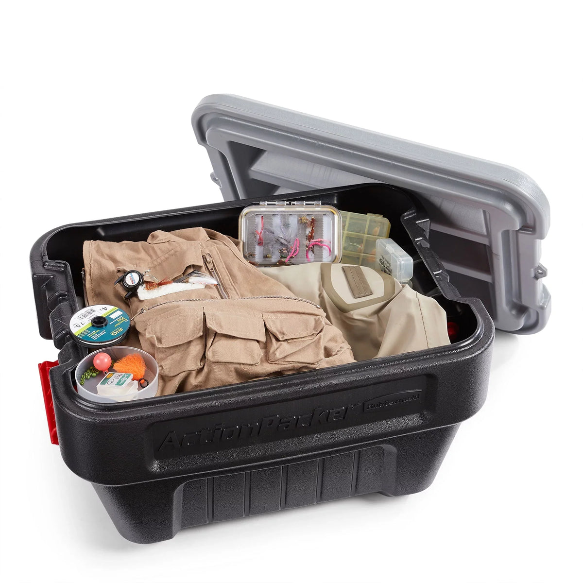 Box Container 8 Lockable Pack) Rubbermaid Latch Storage Gallon Plastic (4