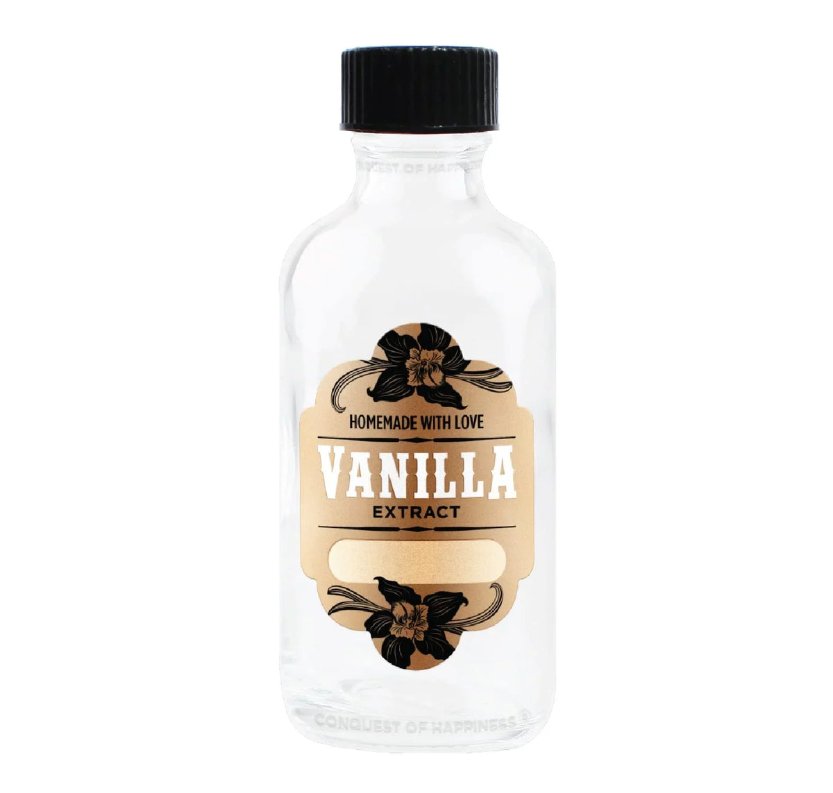 Labels Pack Write-In Extract Handmade of Conquest by 08 of oz | Homemade 2 - with Bottles Happiness Vanilla -