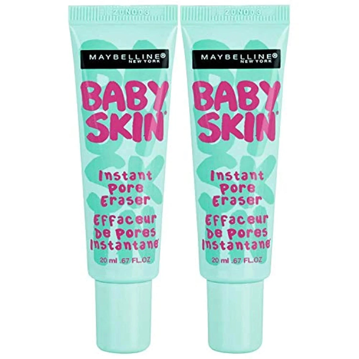 Instant Makeup, Skin Primer 2 Maybelline Count Baby Clear, Eraser Pore