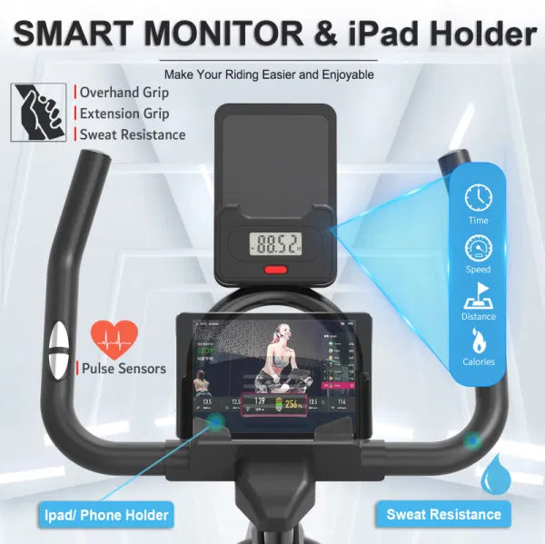 Bike Fitness Comfortable Bike Cycling Stationary, Gym with Workout Home Exercise