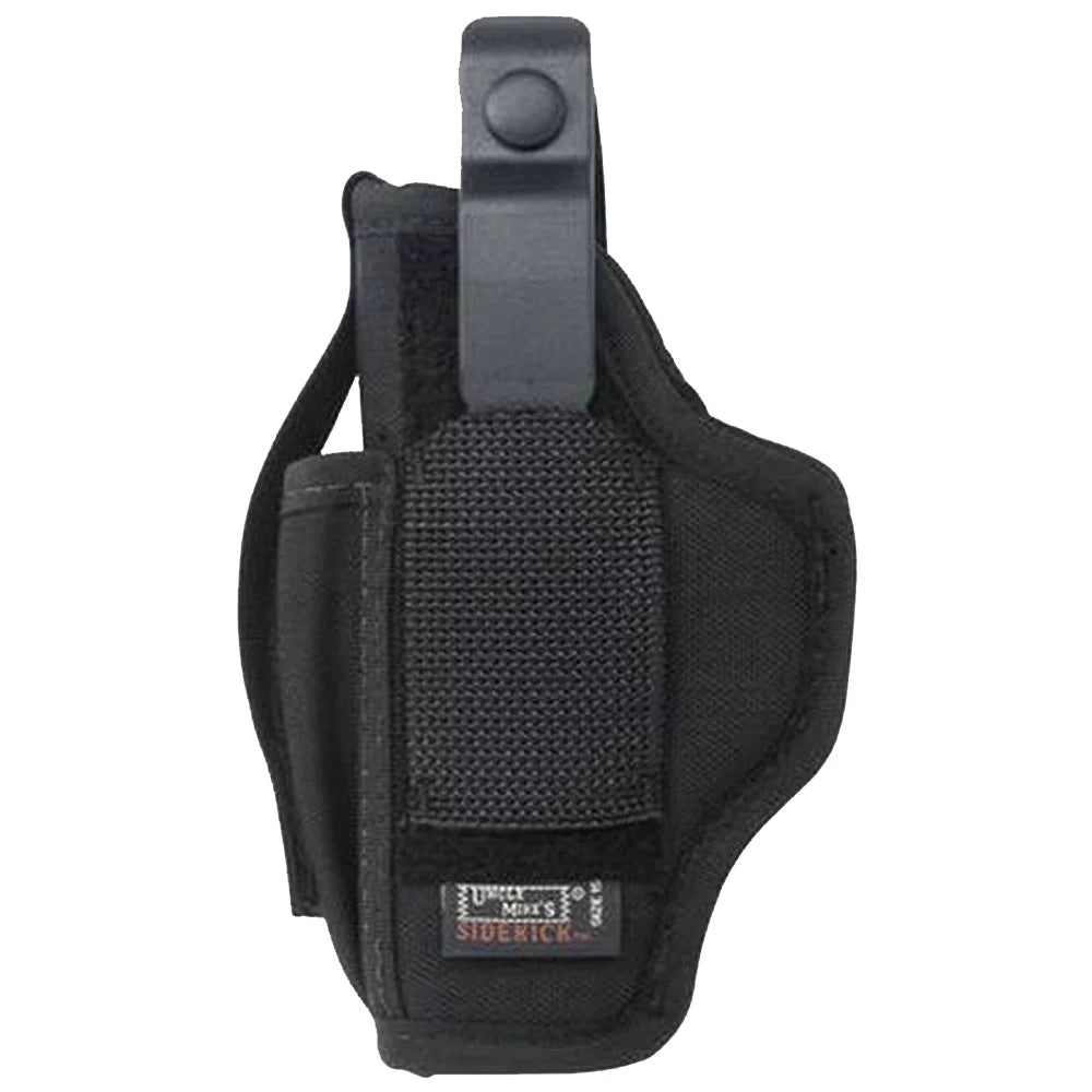 Uncle Holster Revolver, Size Frame Black, Nylon, Mike's 36, Hip Sidekick for Ambidextrous, Small 70360