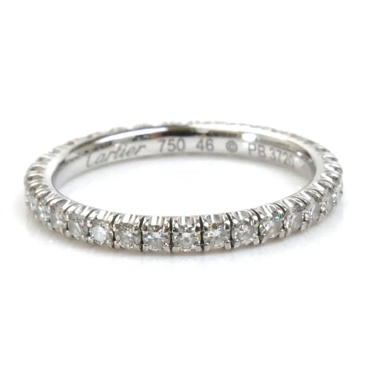 CARTIER Gold Eternity Cartier Women's Etincelle Full 46 6 de (Good) Pre-Owned Size White B4077946 1.6g K18WG Ring
