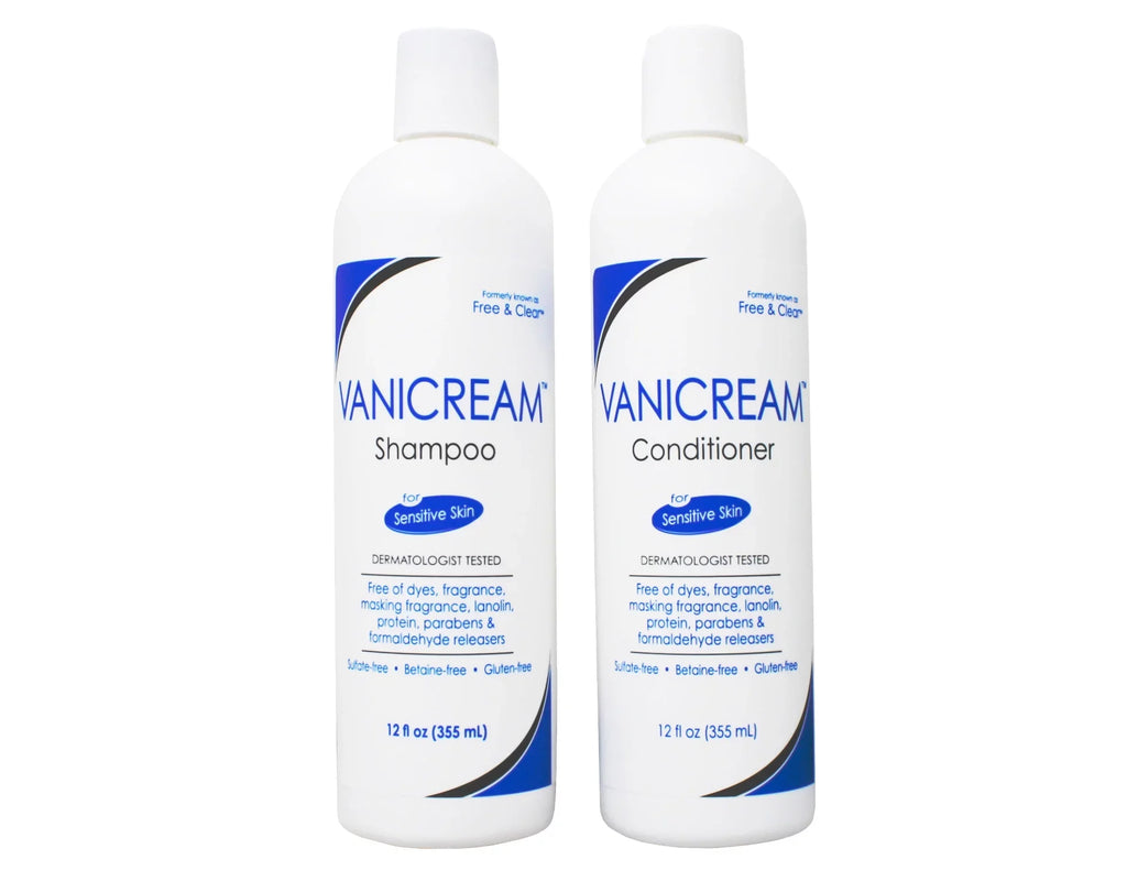 SHAMPOO / Clear 12oz Free Vanicream COMBO and CONDITIONER ea & SET