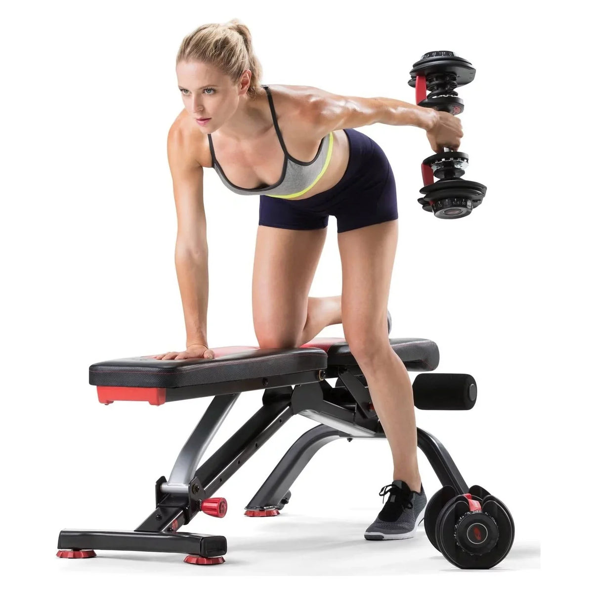 5.1S SelectTech Adjustable SelectTech Angles Bench, Bowflex with Stowable Media 6 Bowflex 100675 Rack Dumbbell with Bundle Adjustment Stand
