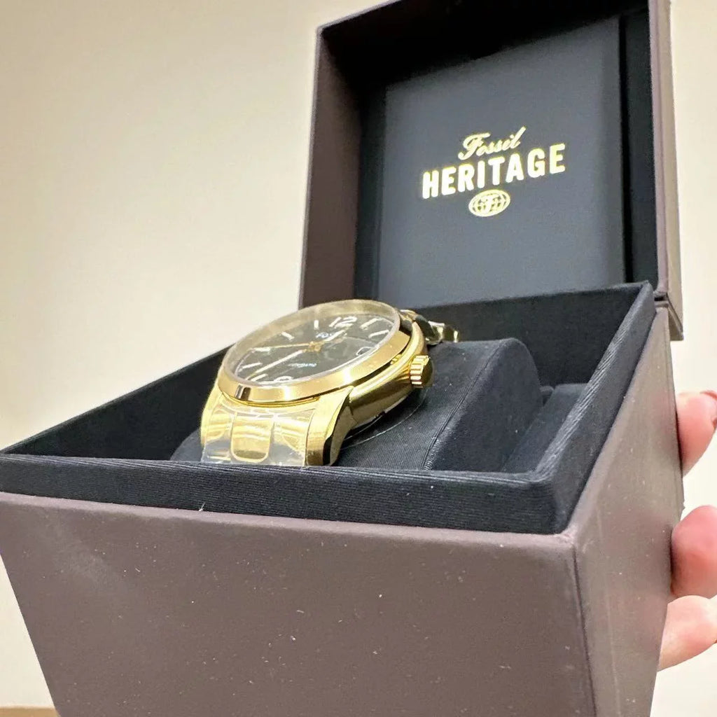 Fossil Green Ladies ME3235 Watch Heritage Quartz Dial