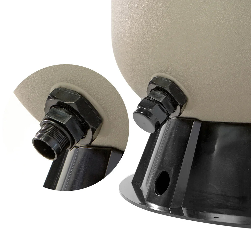 Pond Valve Ground to with Sand Filter Gallons XtremepowerUS Above System 29,400 7-Way Pool Swimming Inground up 24"