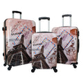 Hardside Set Collection World Paris Luggage 3-Piece Spinner Traveler
