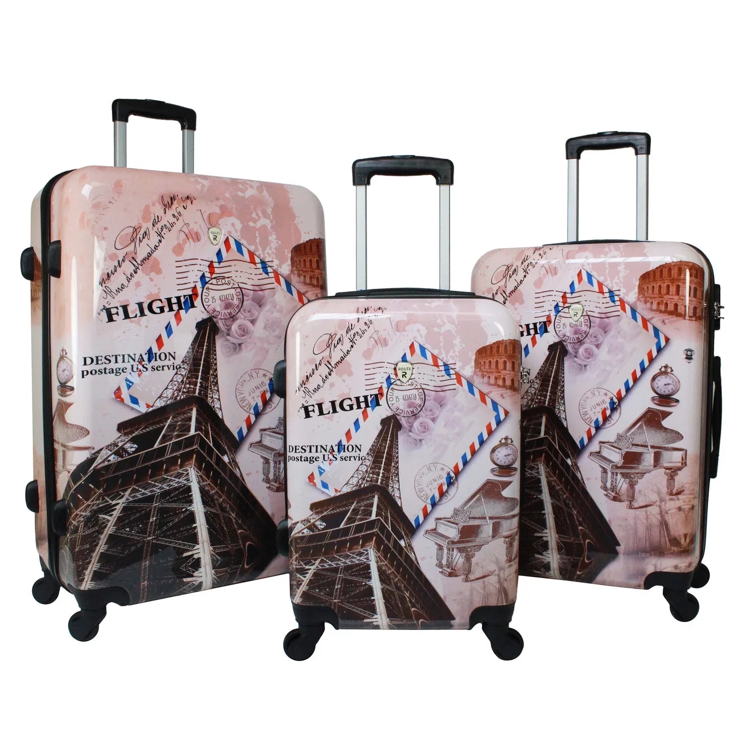 Hardside Set Collection World Paris Luggage 3-Piece Spinner Traveler