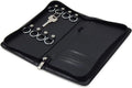 Menus for PU Organizer Estate Case Key Card Leather Car OFFIDIX Service Sales,Hotel Portable Real Holder Cabinet,8-Key Key Hooks Business Zippered Portable Padfolio Executives,