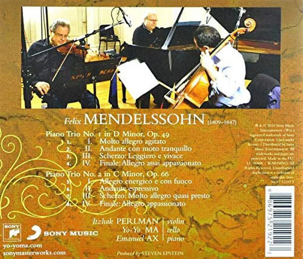 Trios Piano Op 49 66 Op Mendelssohn: