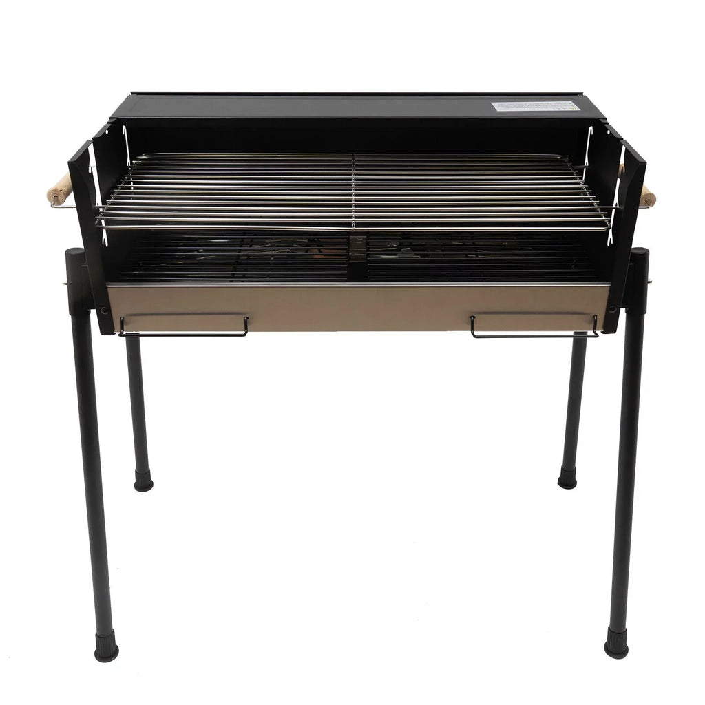 with Grill Food Folding Portable Charcoal Tool Charcoal Barbecue Grill BBQ Camping Kits Miumaeov for Grade Grill Stainless Picnic Grill 304 Steel